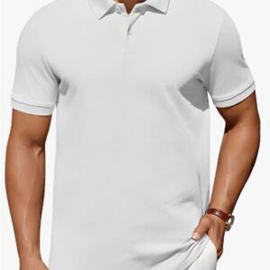 Mens White Polo‎